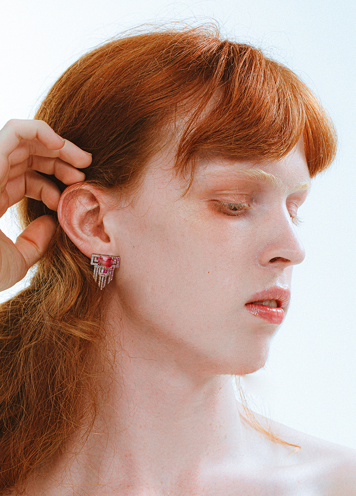 GOODTRIP COLLECTION   ART DECO EARRINGS (PAIR)